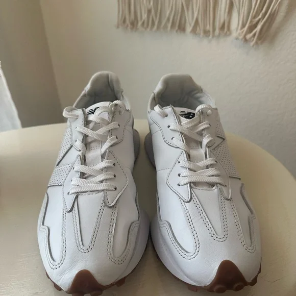 New Balance 327 Sea Salt and Gum Sneakers, 8.5 Women’s, EEEUC, white - Picture 3 of 5